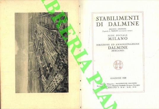 Catalogo Generale degli Stabilimenti di Dalmine (Bergamo) - copertina