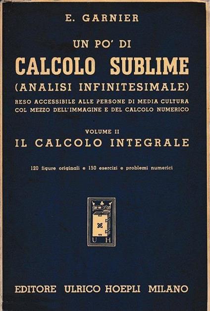 Il calcolo integrale - Enrico Garnier - copertina