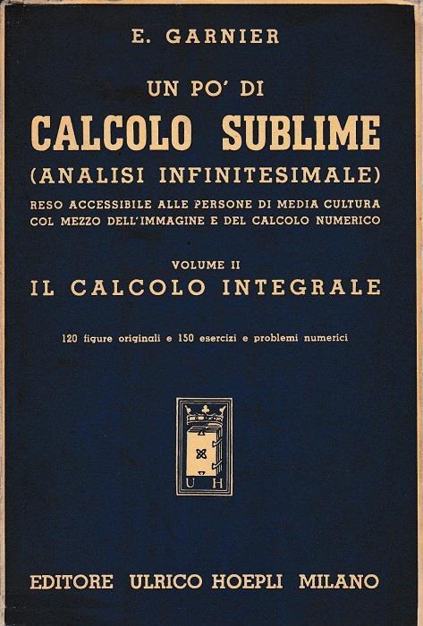 Il calcolo integrale - Enrico Garnier - copertina
