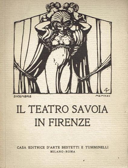 Il teatro Savoia in Firenze - Mario Tinti - copertina