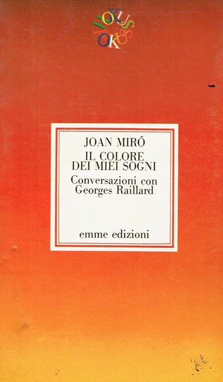 Il colore dei miei sogni - Joan Miró - copertina