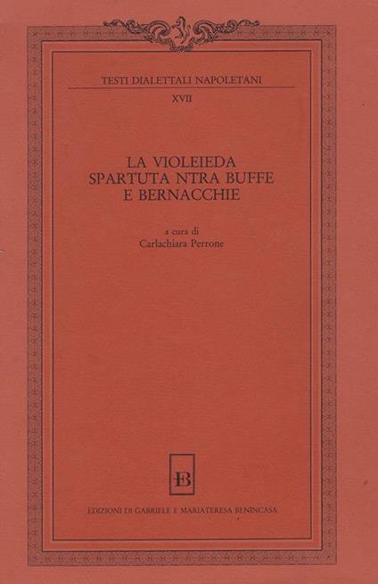 La Violeieda spartuta ntra buffe e bernacchie - Carlachiara Perrone - copertina