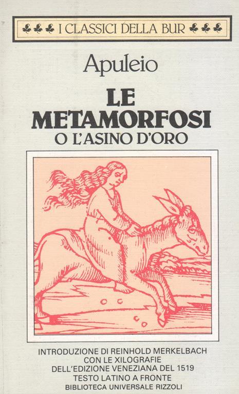 Le Metamorfosi O L'asino D'oro - Apuleio - copertina