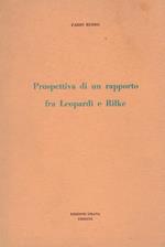 Prospettiva di un rapporto fra Leopardi e Rilke