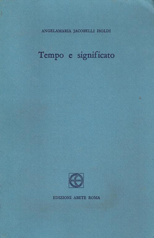 Tempo e significato - copertina