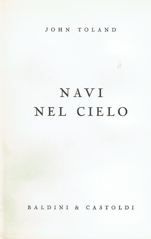 Navi nel cielo - John Toland - copertina