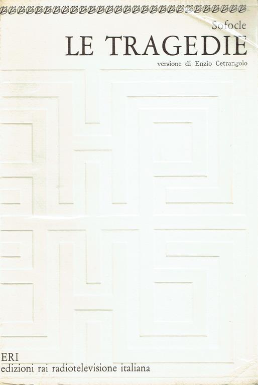 Le tragedie - Sofocle - copertina