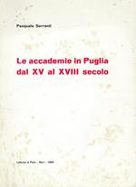 Le accademie in Puglia dal XV al XVIII secolo
