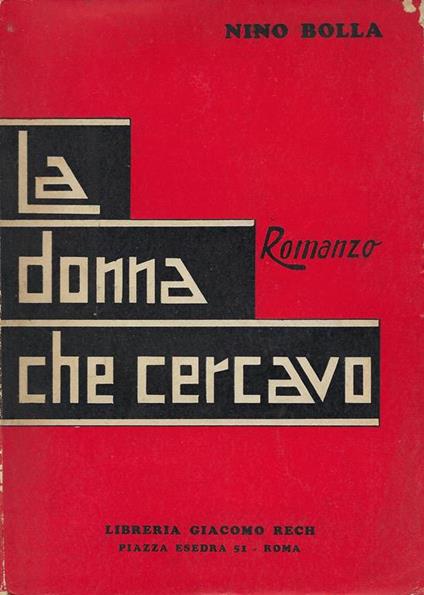 La donna che cercavo - Nino Bolla - copertina