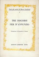 5: Tre discorsi per d'Annunzio