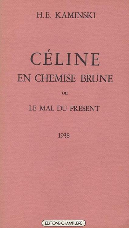Céline en chemise brune ou Le mal du présent - copertina
