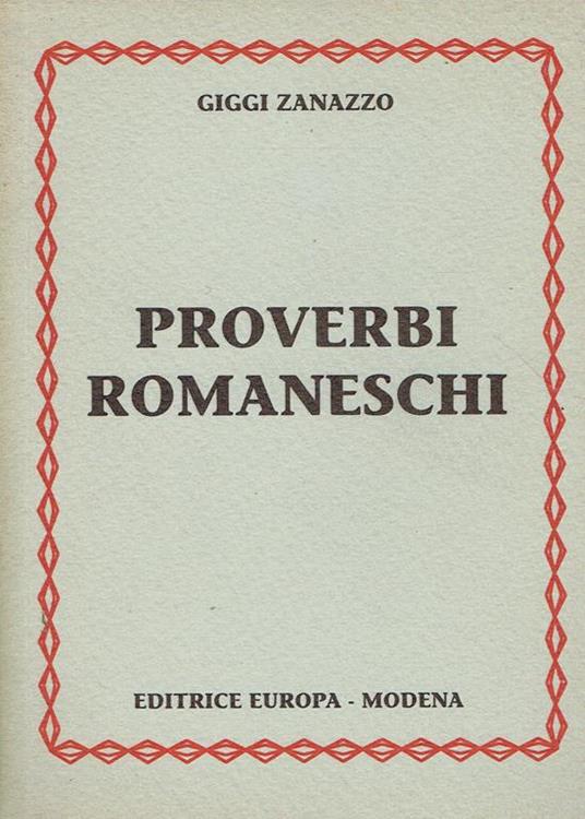 Proverbi romaneschi - copertina