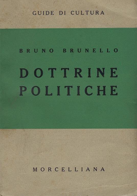 Dottrine politiche - Bruno Brunello - copertina