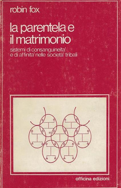 La parentela e il matrimonio : sistemi di consanguineità e di affinità nelle societa tribali - Robin, Fox - copertina