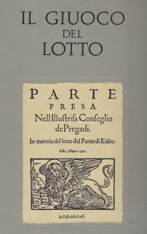 Il giuoco del lotto : profilo storico,dalle origini ai nostri giorni 1576-1963 - Pietro Torre - copertina