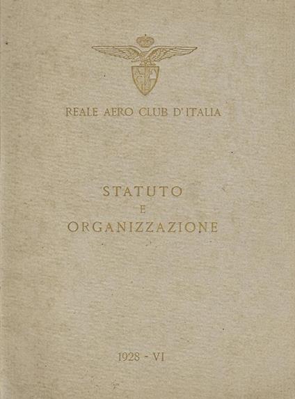 Statuto e organizzazione - copertina