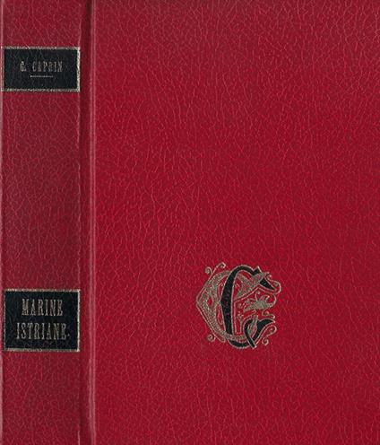Marine istriane - Giuseppe Caprin - copertina