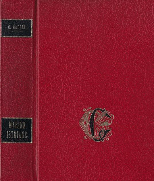 Marine istriane - Giuseppe Caprin - copertina