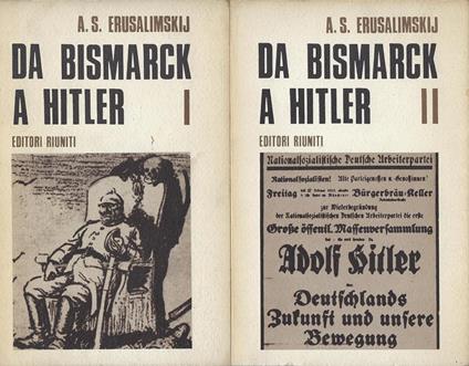 Da Bismarck a Hitler - Arkadij Samsonovic Erusalimskij - copertina