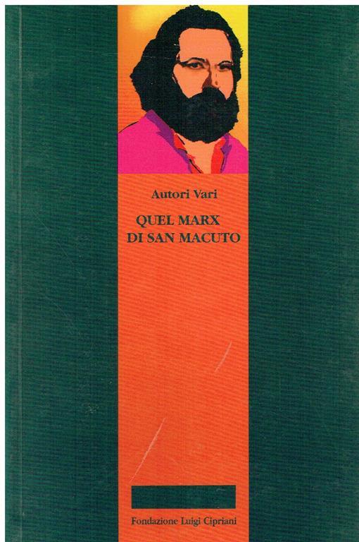 Quel Marx di San Macuto - copertina