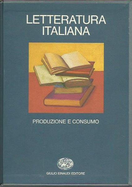 Letteratura Italiana 2 - Produzione e consumo - copertina