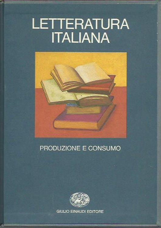 Letteratura Italiana 2 - Produzione e consumo - copertina