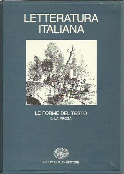 Letteratura Italiana 3/2 - Le forme del testo. La Prosa - copertina