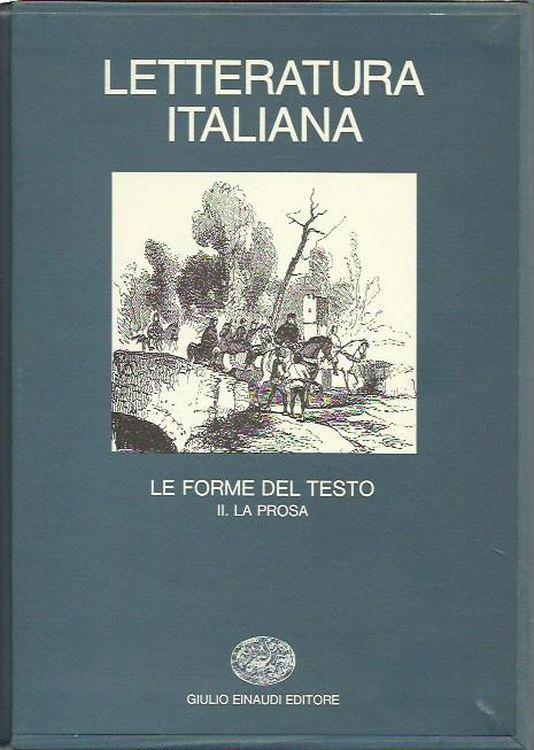 Letteratura Italiana 3/2 - Le forme del testo. La Prosa - copertina
