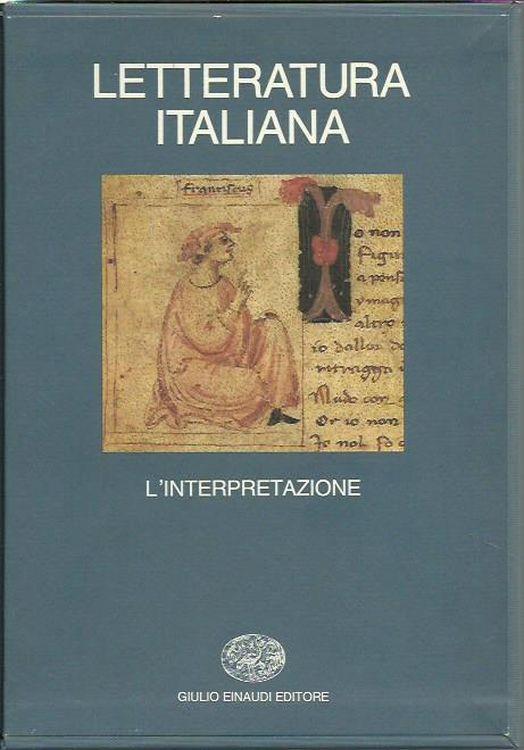 Letteratura Italiana 4 - L' interpretazione - copertina