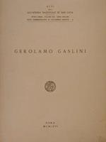 Atti dell’Accademia Nazionale di San Luca. GEROLAMO GASLINI