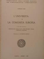 L' Università e la Comunità europea