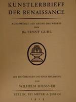Kuenstlerbriefe Der Renaissance