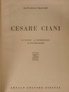 Cesare Ciani - R. Franchi - copertina