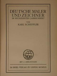 Deutsche Maler Und Zeichner Im Neuenzehnten Jahrhundert - Karl Scheffler - copertina