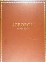 Acropoli. Rivista d'arte. Annate 1960-1961 / 1961-1962