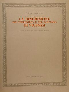 La descrizione del contado e del territorio di Vicenza - Filippo Pigafetta - copertina