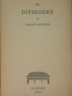 Sul dipingere - Alberto Olivetti - copertina