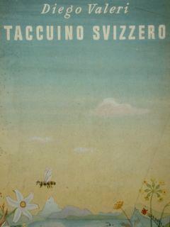 Taccuino svizzero - Diego Valeri - copertina