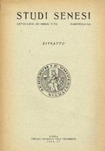Studi Senesi. Estratto LXVIII-LXIX (III serie, V-VI) Fascicolo 5-6