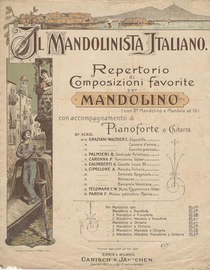 Il mandolinista Italiano - copertina