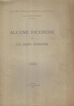 Alcune ricerche sui cilindri urinarii