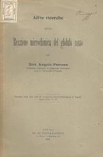 Altre ricerche sulla reazione microchimica del globulo rosso