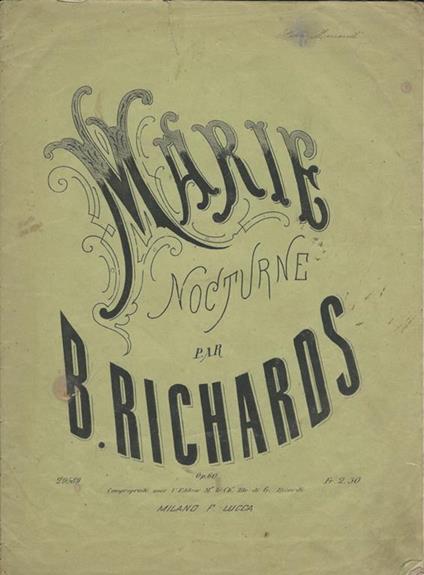 Marie Nocturne - copertina