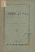 L' anemia splenica come entità morbosa