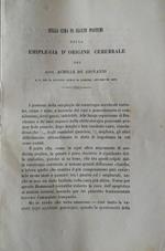 Sulla cura di alcuni postumi della emiplegia d'origine cerebrale