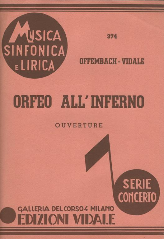 Orfeo all'inferno - copertina