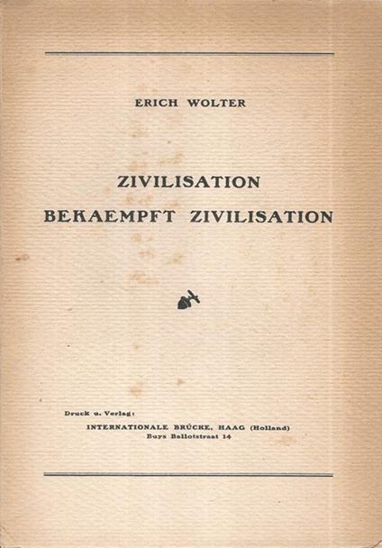 Zivilisation Bekaempft Zivilisation - copertina