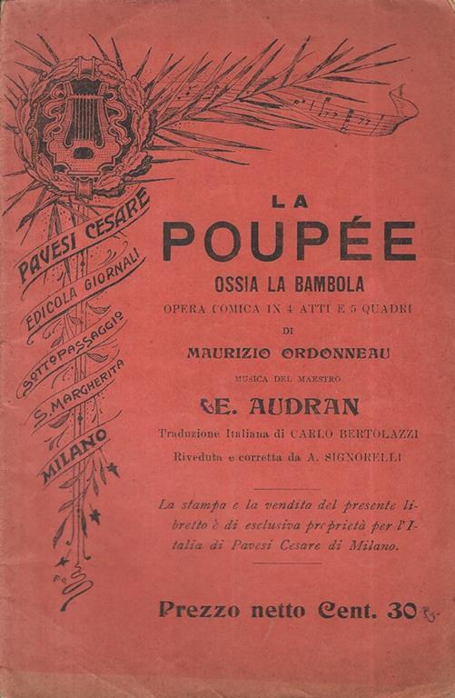 La Poupée. Ossia la bambola - copertina
