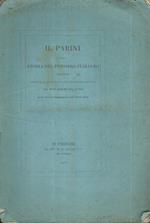 Il Parini nella storia del pensiero Italiano. Discorso letto nel R. Liceo Dante il dì XXVII di Marzo MDCCCLXX
