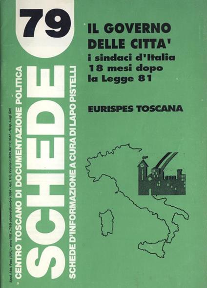Schede Anno VIII n. 79 - copertina